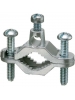 Arlington 720Z - Zinc Die-cast Bare Wire Ground Clamp - Fits 1/2" to 1" Pipes - 25 Packs